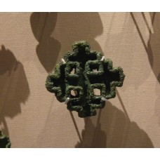 Copper compartmented seals, pre-Christian cross crosslet